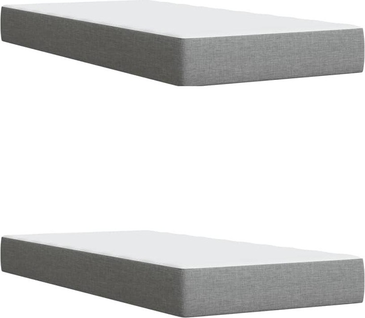 Image du produit VidaXL Bo x lit de saut avec matelas 200 x 200 cm Tissu (200 x 200 cm)