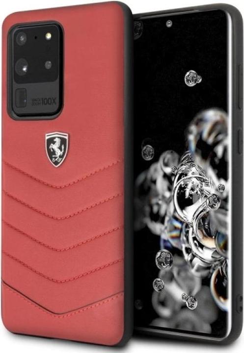 Produktbild Ferrari Hardcase FEHQUHCS69RE S20 Ultra G988 czerwony/red Heritage (Samsung Galaxy S20 Ultra)