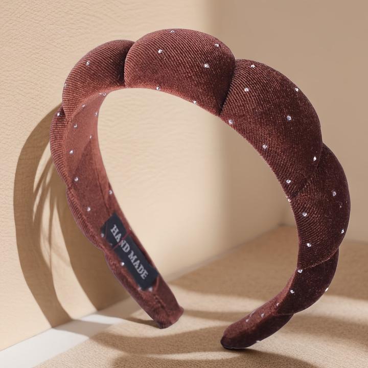 Activity Board Samt Wolke geformt Strass Stirnbänder, einfachen Stil, weichen Schwamm Haarbänder für Gesicht