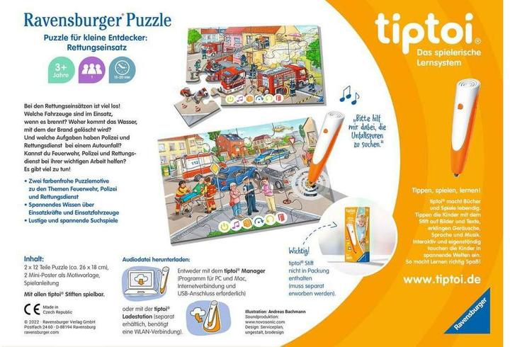 Produktbild tiptoi Rettungseinsatz (24 Teile)