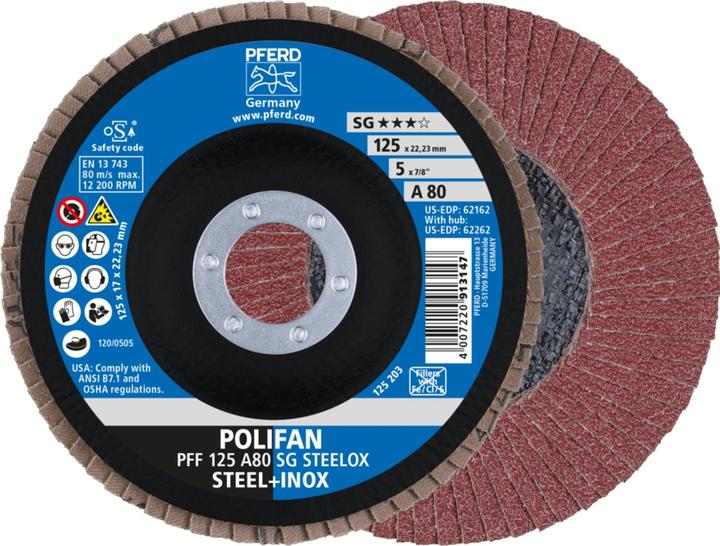 Produktbild Pferd POLIFANFächerscheibe PFF80 SG STEELOX (80)