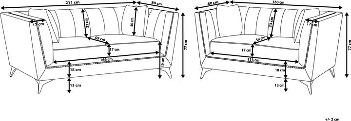 Actual product image Beliani Gaula (Upholstery set)