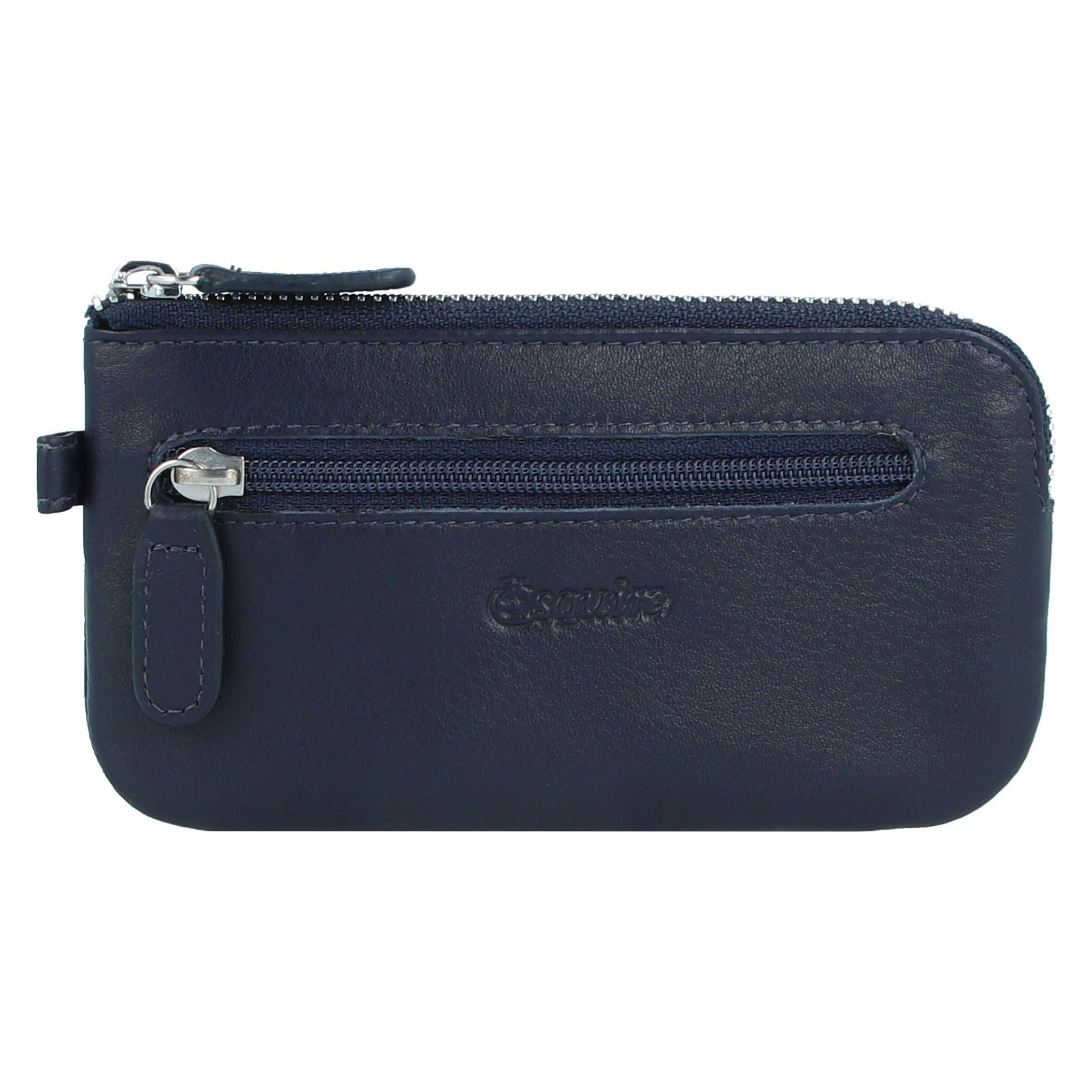 Esquire, Unisex, Portemonnaie, Viktoria Schlüsseletui Leder 12 Cm, Blau