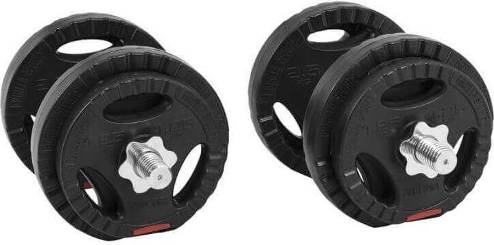 Image du produit Gorilla Sports Jeu d'haltères (4 x 1,25 kg, 4 x 2,5 kg)