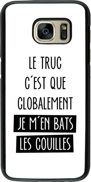 Actual product image PhoneLook Coque Le truc globalement bats les couilles (Samsung Galaxy S7)