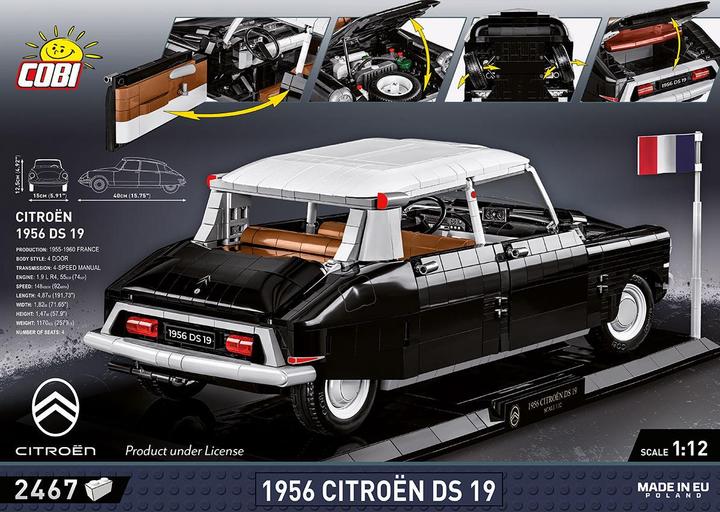 Produktbild Cobi 1956 Citroen DS 19 E.E. COBI-24350