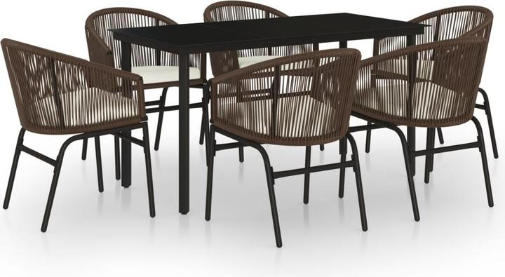 Produktbild vidaXL Garten-Essgruppe (140 x 70 x 74 cm)