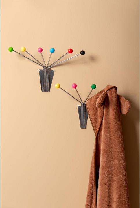 Produktbild present time Wandhaken Neptune Large 6 Haken, Mehrfarbig, Bewusste