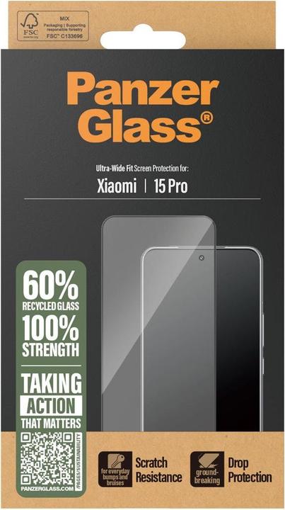 Immagine prodotto PanzerGlass Protettore ultra-ampio (1 pz., Xiaomi 15 Pro)