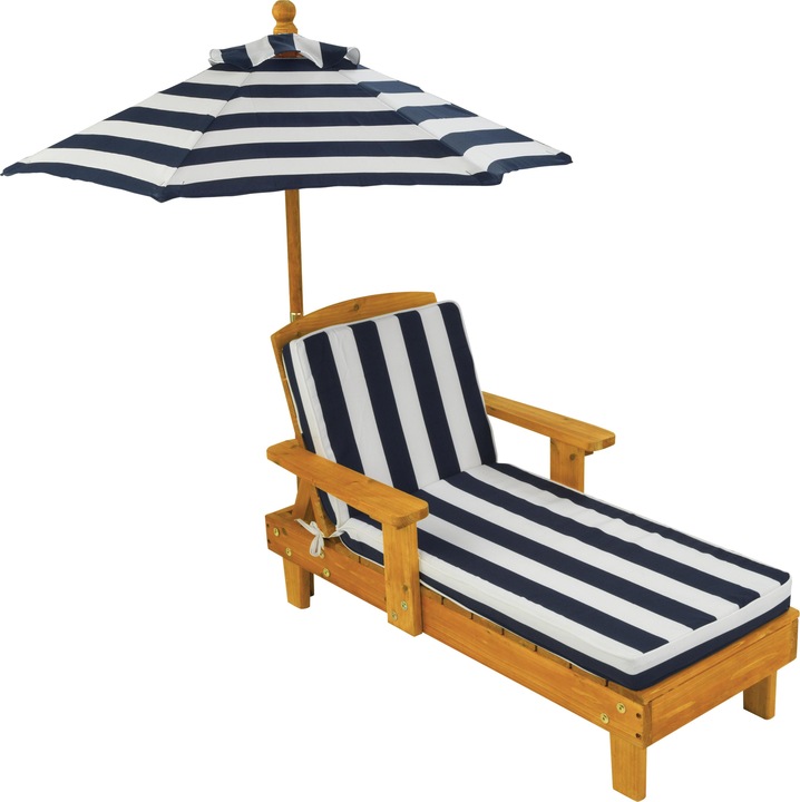 Produktbild KidKraft Liegestuhl mit Sonnenschirm