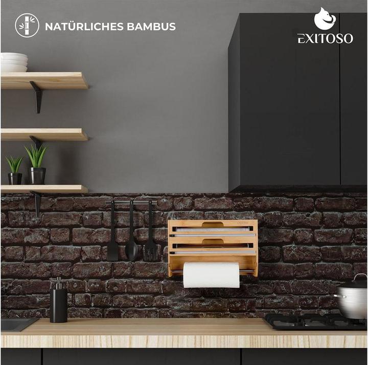 Produktbild Exitoso 3 in 1 Küchenrollenhalter