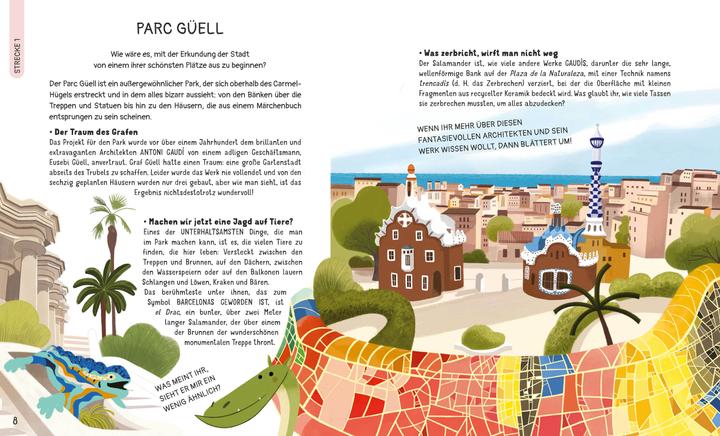 Actual product image National Geographic Barcelona für kleine Entdecker. Reiseführer für Kinder (German, Daniela Celli, Laura Re, Qontent, 2024)