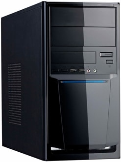 Actual product image Linkworld 7271-23 - Midi Tower - PC - Black - 3.5 inch - 176 mm - 387 mm (mATX, Flex ATX, Mini-ATX)