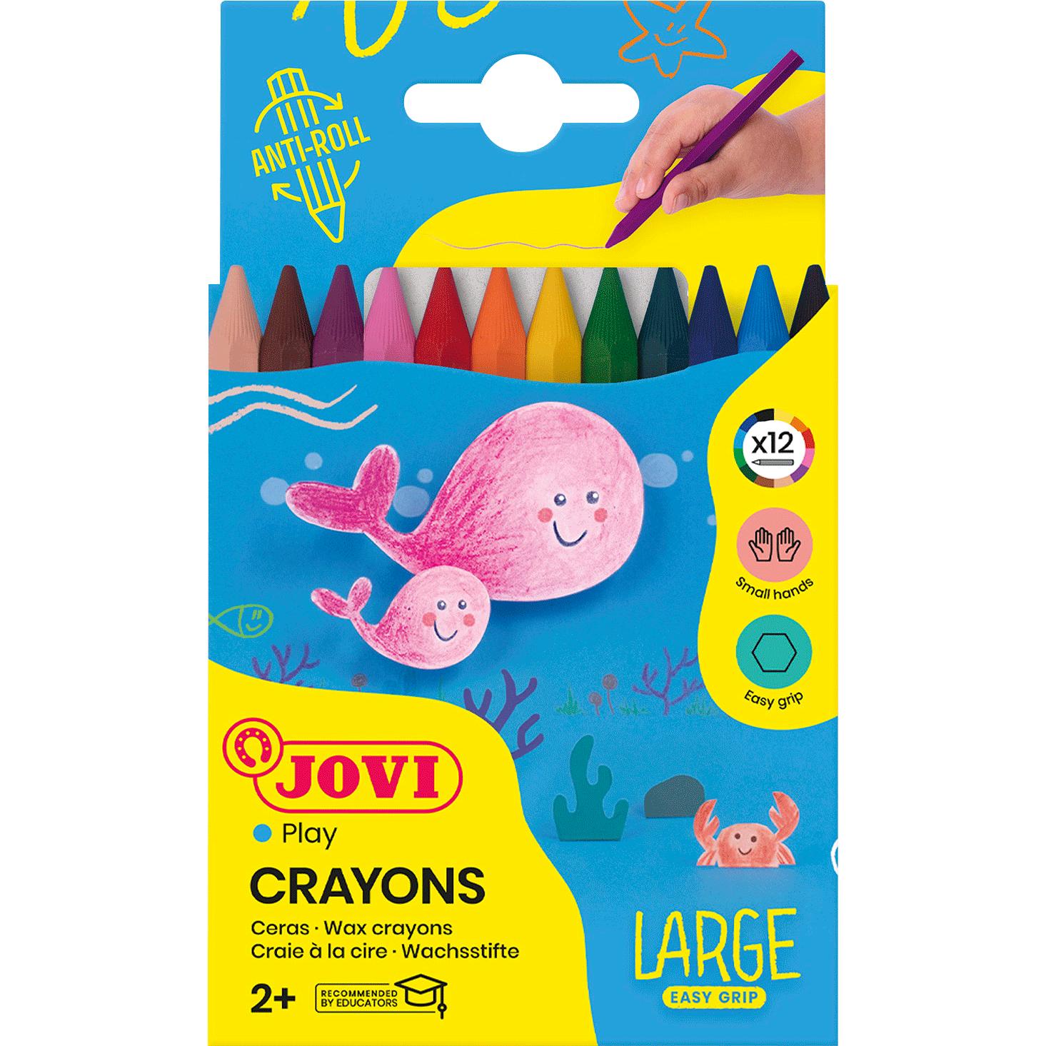 Thumbnail - Jovi, Malstifte, Farbstifte sechskant Kunststoff VE=12 Farben (12 Farben, 12 x)