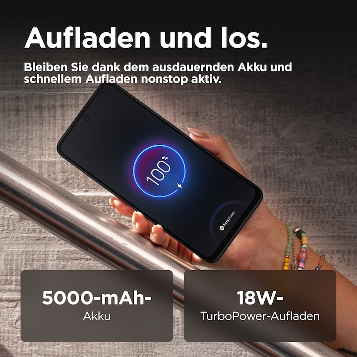 Image du produit Motorola Moto G35 (256 Go, Midnight Black, 6.72", SIM + eSIM, 50 Mpx, 5G)