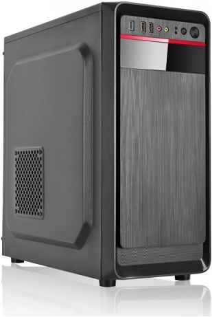 L-Link MICRO ATX 500W KLUSTER BLACK TOWER - Tower - PC - Kunststoff - Stahl - Schwarz - (mATX)