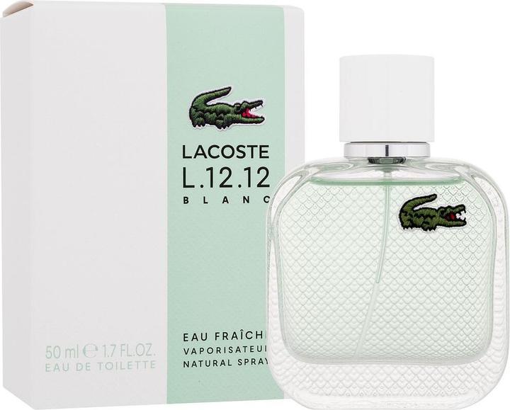 Actual product image Lacoste L.12.12 Blanc Eau Fraiche EDT 50 ml (Eau de toilette, 50 ml)