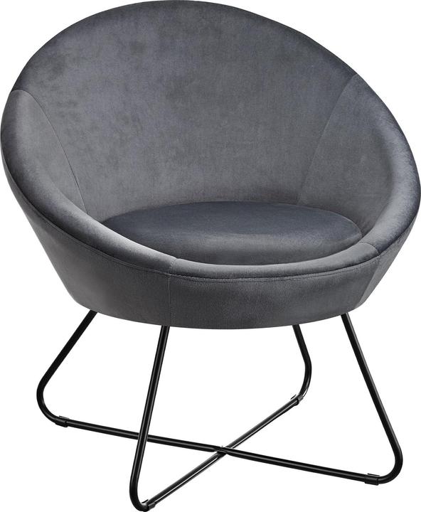 Aspect velours anthracite