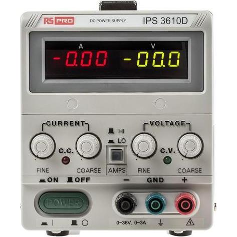 Thumbnail - Rs Pro Switch mode power supply,0-36V 0-10A, Labornetzgerät