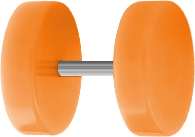 Produktbild Star Piercing Fake Plug orange (ohne Messing, Acryl)