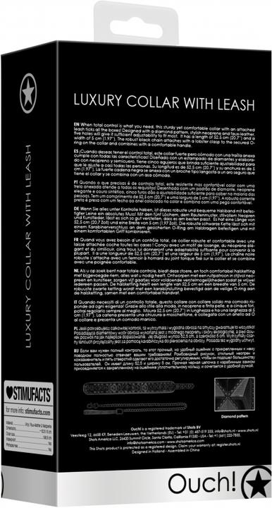 Immagine prodotto Ouch! Luxury Collar with Leash