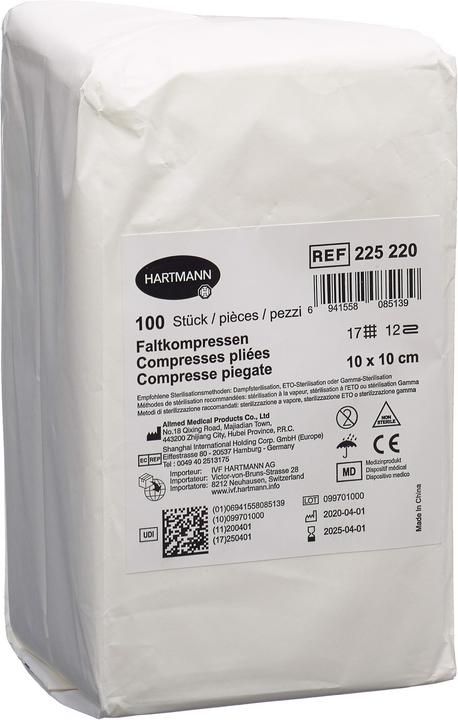 Produktbild IVF Hartmann Faltkompresse Typ 17 10x10cm 12 fach