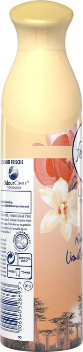 Actual product image Febreze Fresh touch of vanilla