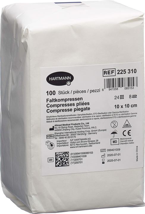 Immagine prodotto IVF Hartmann Faltkompresse Typ 24 10x10cm 8 fach