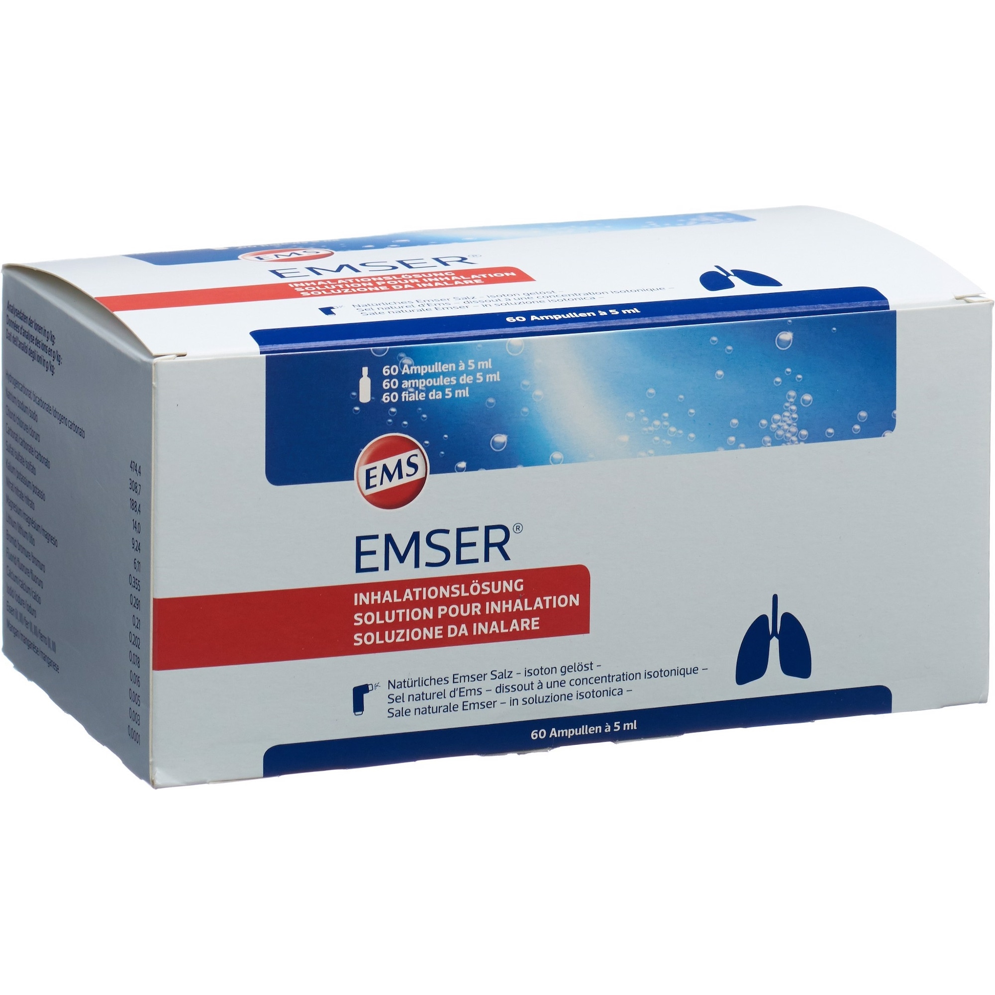 Emser, Inhalator, Inhalationslösung