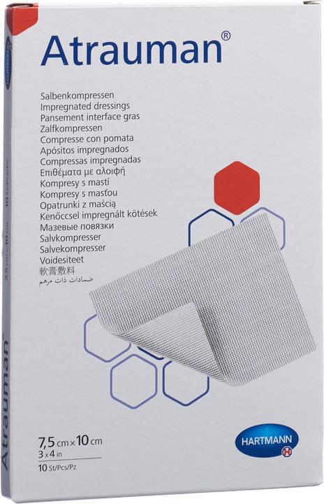 Actual product image IVF Hartmann Salbenkompressen 7.5x10cm steril