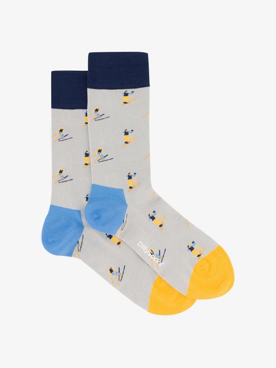 Immagine prodotto DillySocks Sciare con la nebbia (Confezione singola, Taglia unica)