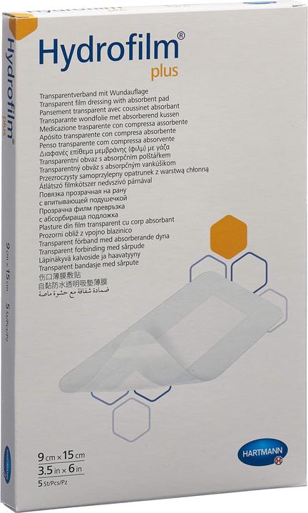Produktbild IVF Hartmann PLUS wasserdichter Wundverband 9x15cm steril (5x)
