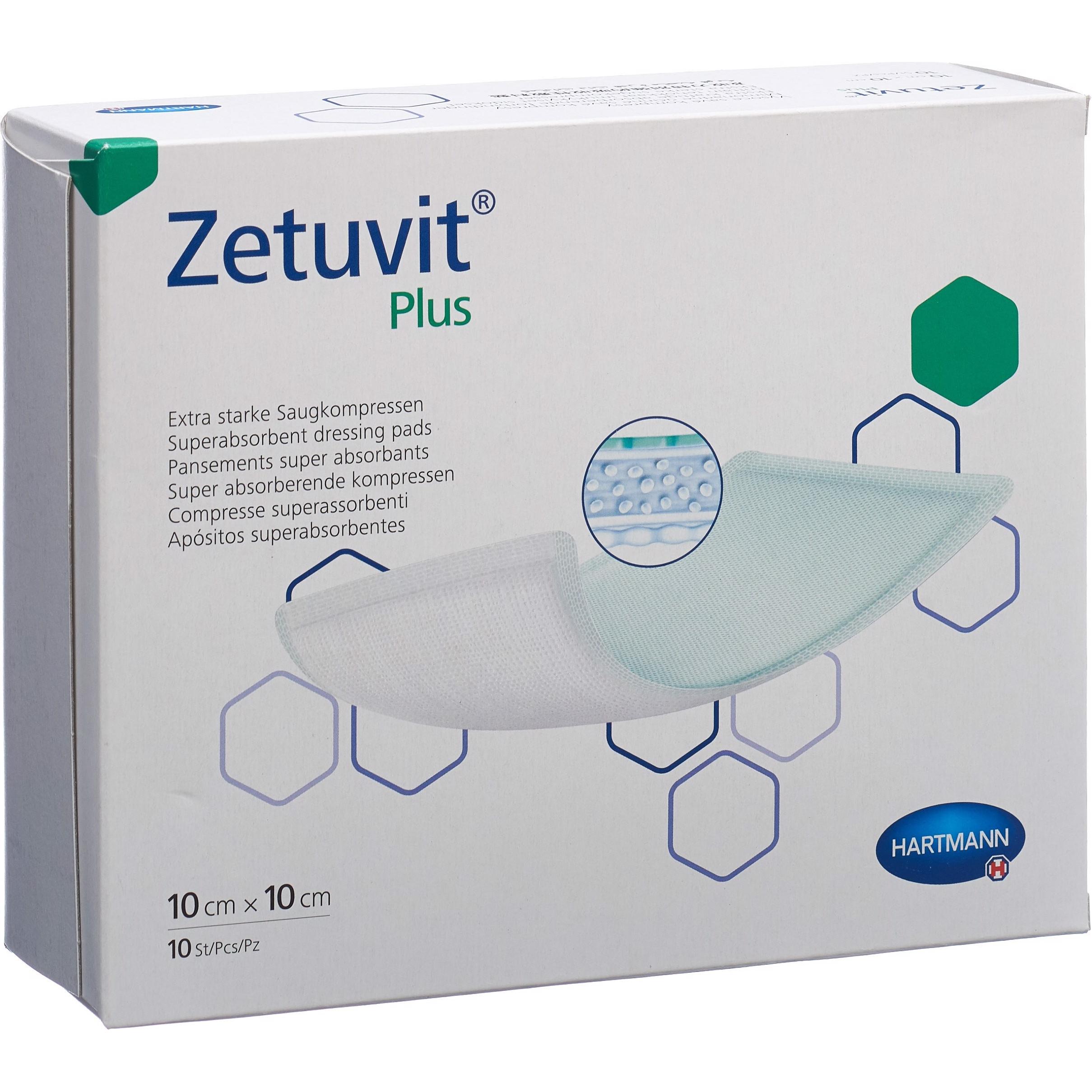 Zetuvit, Verbandsmaterial, Plus Absorptionsverband 10x10cm
