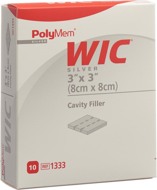 Actual product image PolyMem WIC Silver Wundfüller 8x8cm steril (10 x)