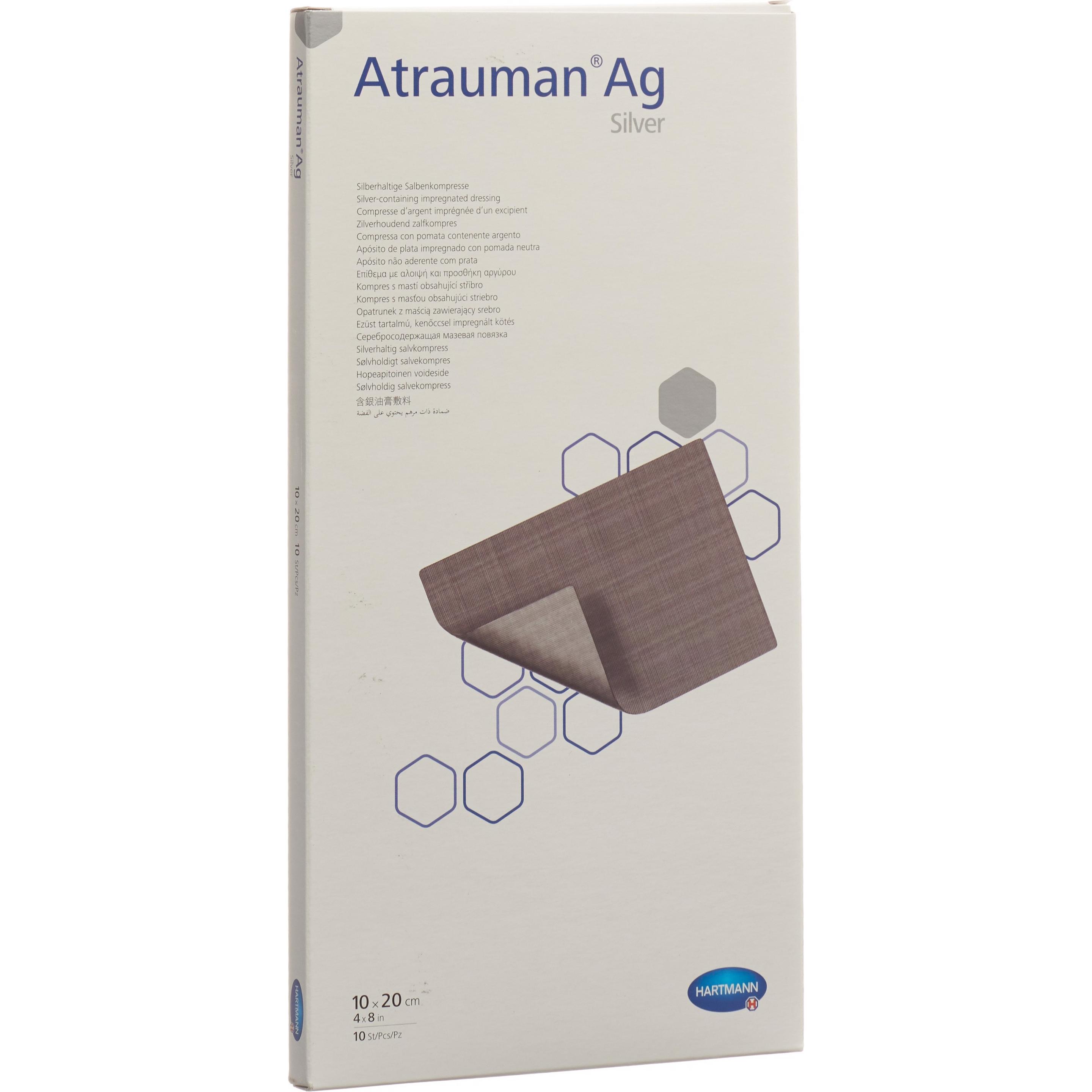 IVF Hartmann, Verbandsmaterial, Ag Kompressen 10x20cm steril