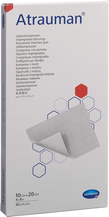 Actual product image IVF Hartmann Salbenkompressen 10x20cm steril