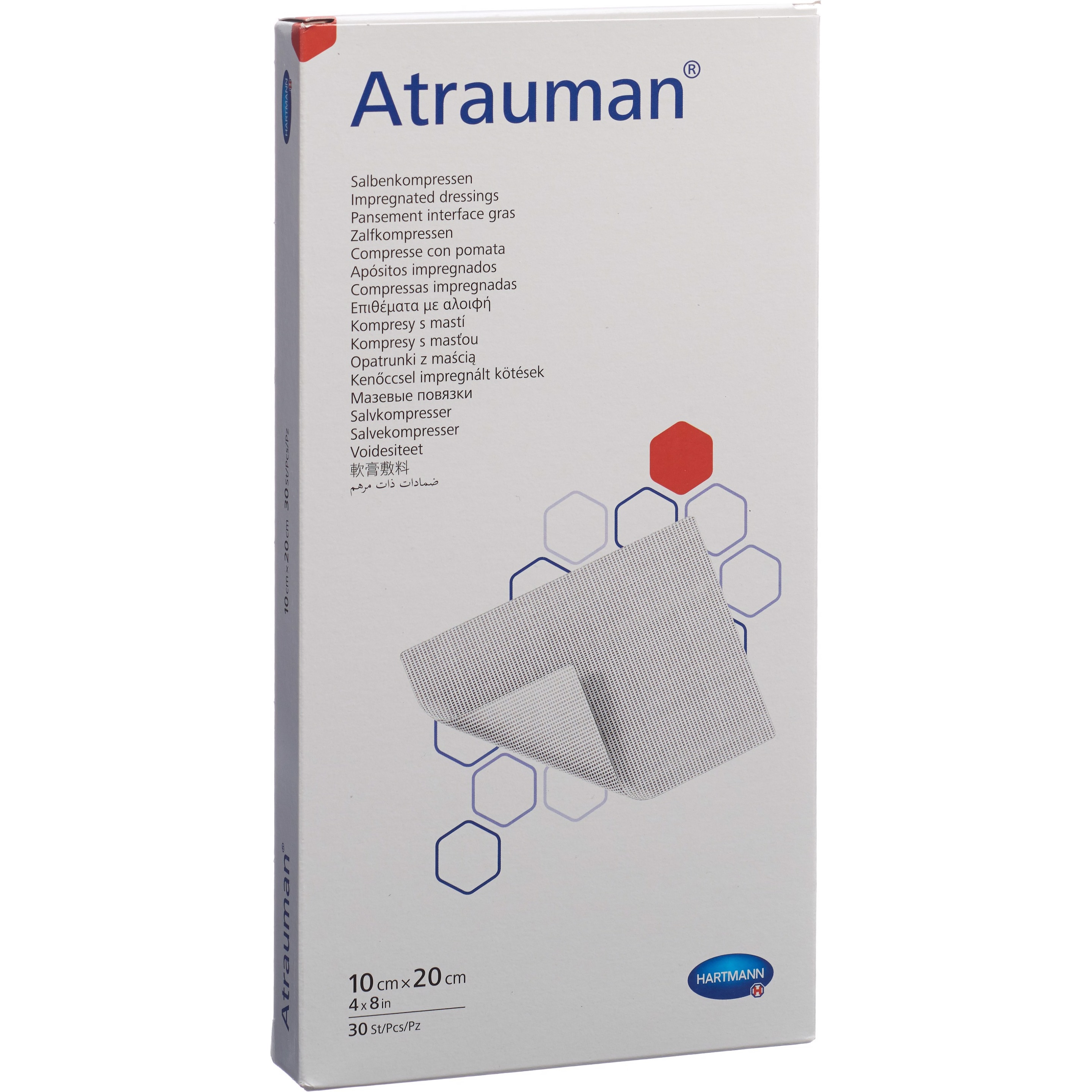 IVF Hartmann, Verbandsmaterial, Salbenkompressen 10x20cm steril