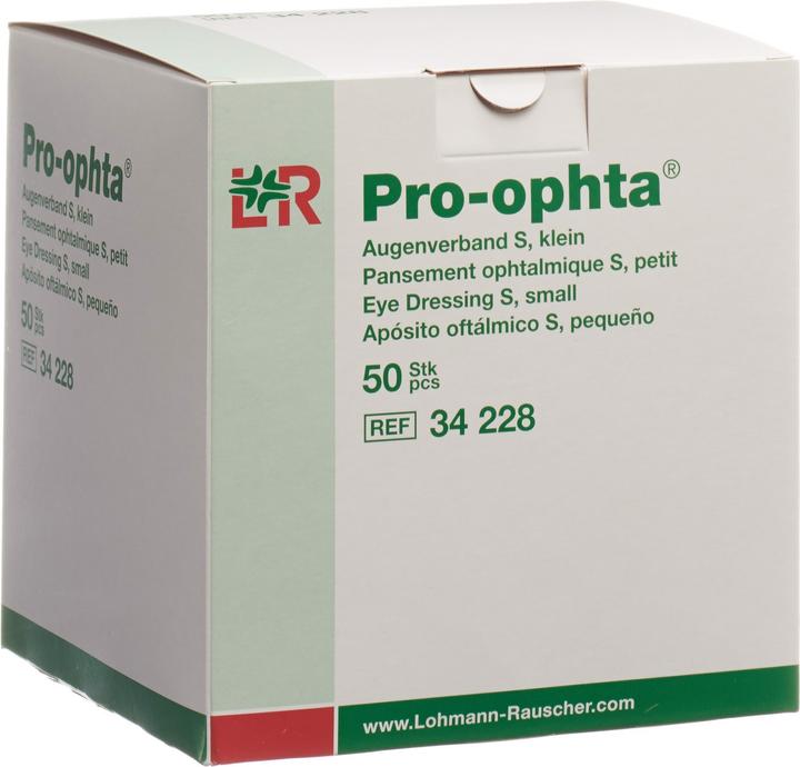 Actual product image Pro Ophta Augenverband S durchsichtig (50 x)