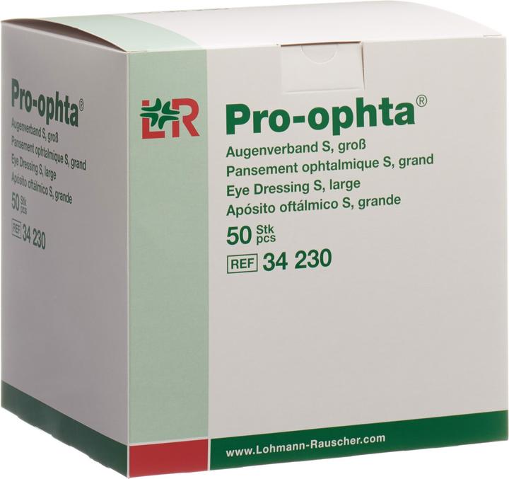Produktbild Pro Ophta S Augenverband L durchsichtig (50 x)