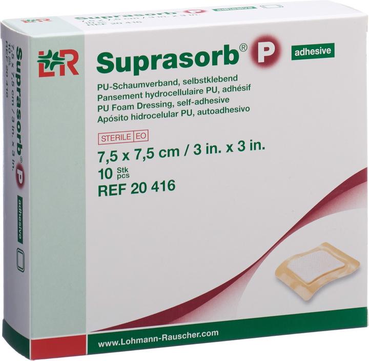 Immagine prodotto Suprasorb Schaumverband 7.5x7.5cm selbstklebend (10 x)