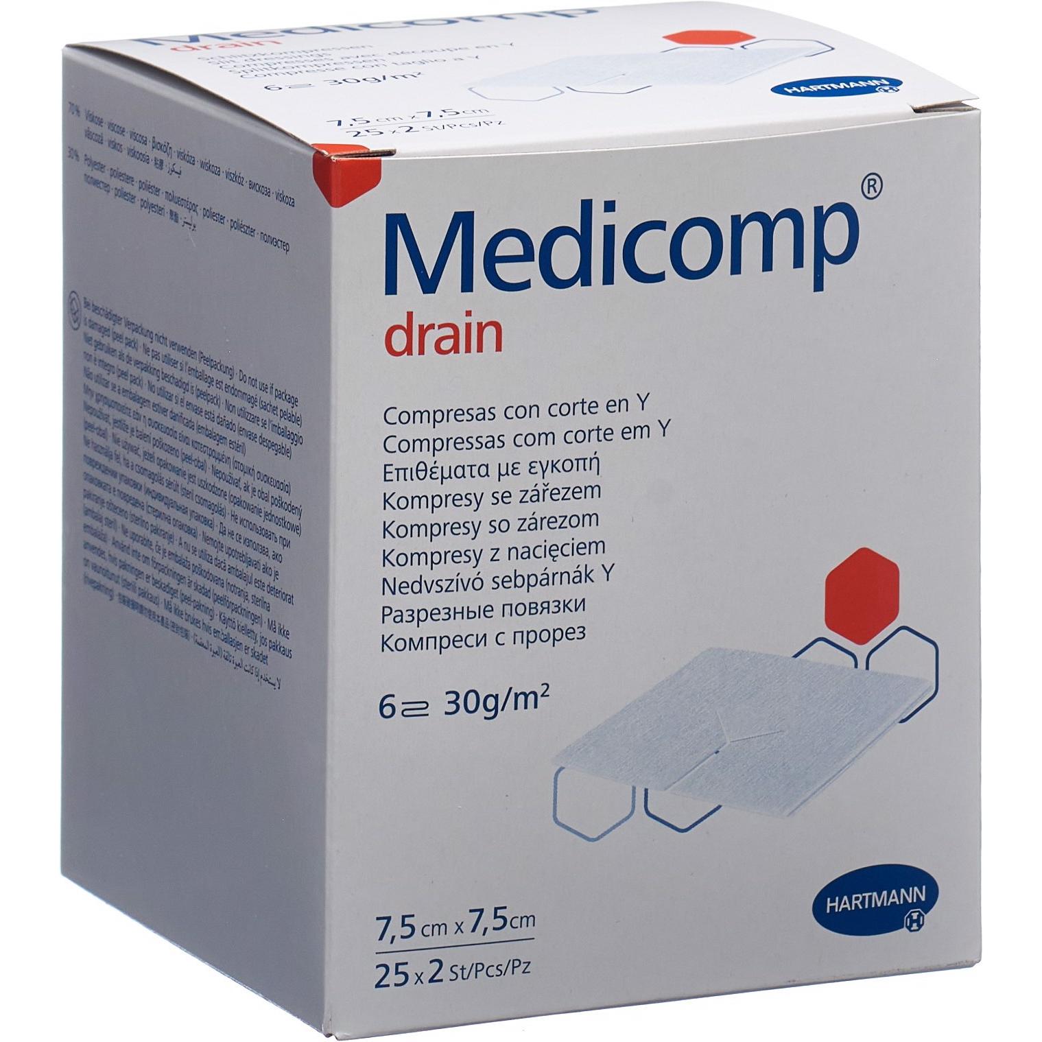 Medicomp, Verbandsmaterial, Drain