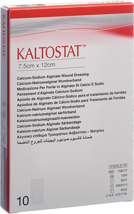 Actual product image Kaltostat Kompressen 7.5x12cm steril
