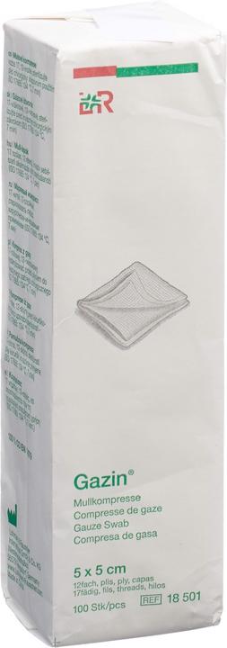 Immagine prodotto Gazin Mullkompressen 5x5cm 12-fach unsteril