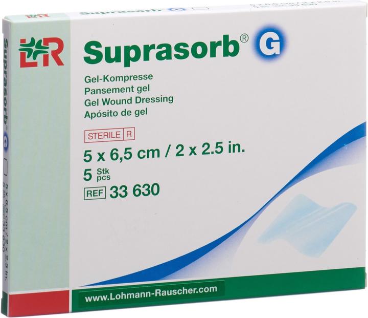 Suprasorb G Gel-Kompresse 5x6.5cm