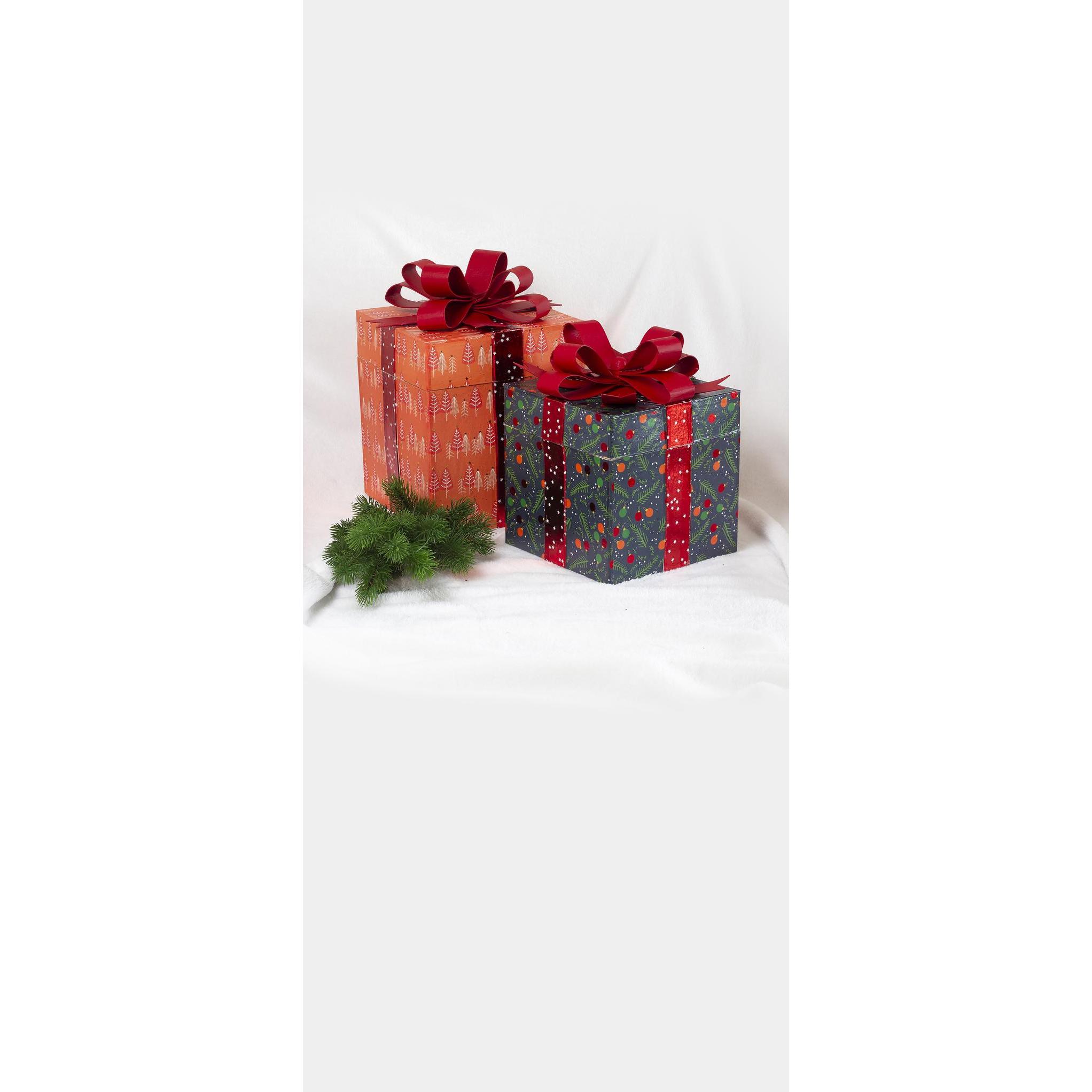 Thumbnail - Décopatch Set 2xGeschenkbox viereckig