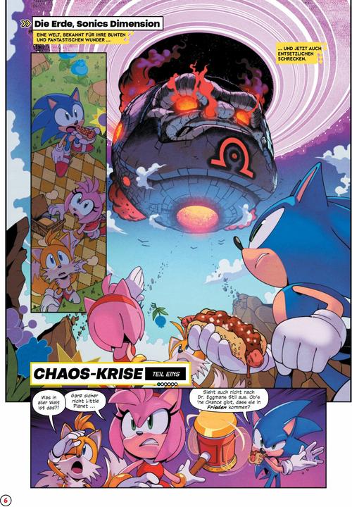 Image du produit Panini DC x Sonic The Hedgehog (Allemand, Adam Bryce Thomas, Caroline Hidalgo, Ian Flynn, 2025)