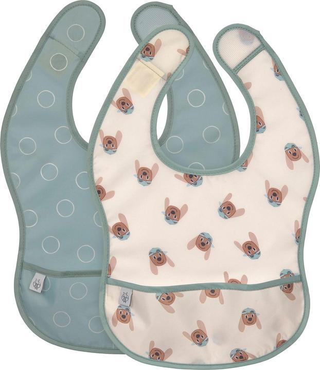 Lässig Klett-Lätzchen 2er Pack Lightweight Bib - (6 Monate)