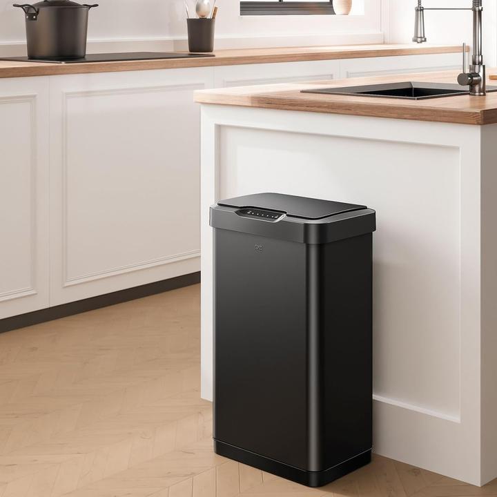 Produktbild EKO Sensor-Aktivierter Mülleimer mit Soft-Close-Deckel und Fingerabdruckresistenz (50 l)