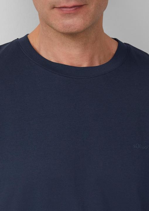Produktbild S.Oliver T-Shirt T-Shirt mit Crew Neck und Label-Print (XXL)