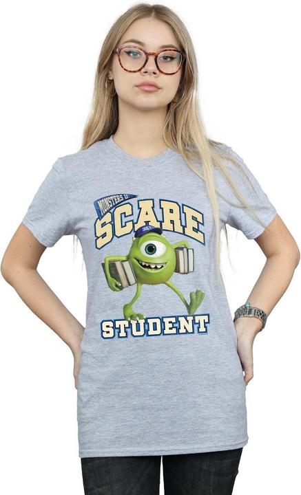 Actual product image Disney Womens/Ladies Monsters University Scare Student Cotton Boyfriend T-Shirt (L)
